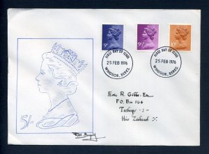 Great Britain 1976 Dr Baguley Hand Illustrated Signed Cover, QEII First Day C...