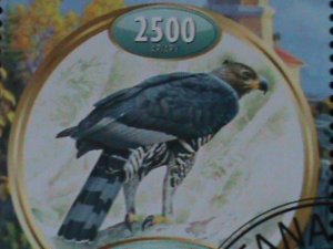 ​MADAGASCAR-2022-PROMOTE-LOVELY BIRDS -CTO-SHEET-EST.$12 VF LAST ONE  CTO SHEET