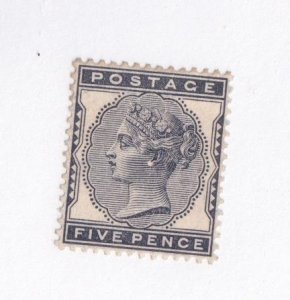 GB SG 169 VF-MVLH 5d INDIGO CAT VALUE £725 GREAT CENTERING