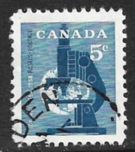 CANADA 1958 International Geophysical Year Issue Sc 376 VFU