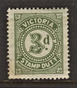 STAMP STATION PERTH Victoria # 3d Stamp Duty MNH