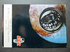 5389 Amateur Radio QSL Card Warszawa Poland FLT Anti-Friction Bearings-