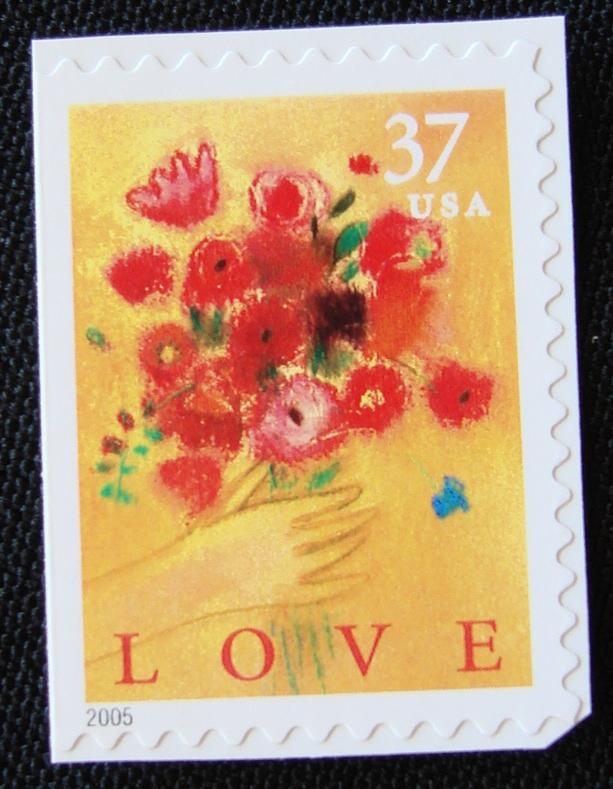 US #3898 MNH Bklt Single, Hand & Flower Bouquet, SCV $.75 