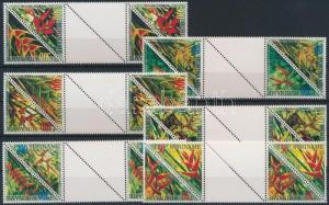 Suriname stamp Plants set sheet-centered pairs 1999 MNH Mi 1677-1688 WS212994