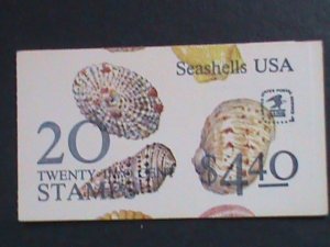 ​UNTIED STATES-1985 SC# 2121a SEA SHELLS USA-RARE BOOKLET MNH VF 10 STAMPS