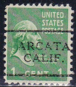 Precancel - Arcata, CA PSS 701 - Town and Type Issue
