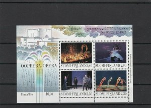 finland opera mint never hinged stamps ref 16576