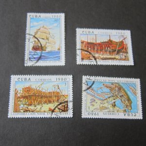 Cuba 1980 Sc 2346-9 FU