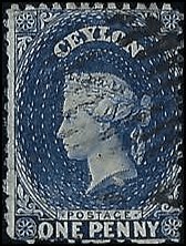 CEYLON   #17 USED (2)