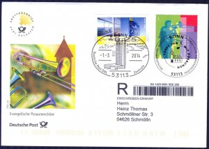 Germany 2014 Music Protestant Trombone Choirs Mi. 3065 FDC