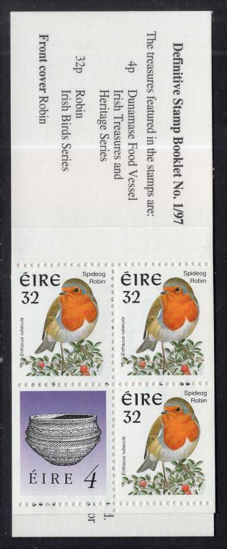 Ireland 1040Ab Birds Booklet MNH VF