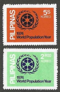 Philippines 1237-1238   Complete MNH SC: $2.40