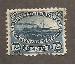 New Brunswick  Scott #10  Mint H    Scott CV $77.50