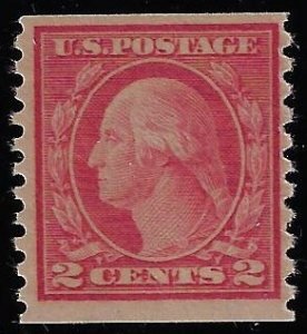 Scott #454 - $140.00 – F/VF-OG-NH – Coil single. Warm rich color. P.O. fresh!