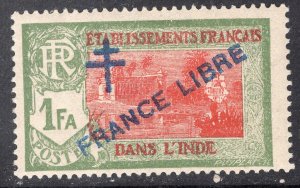 FRENCH INDIA SCOTT 165