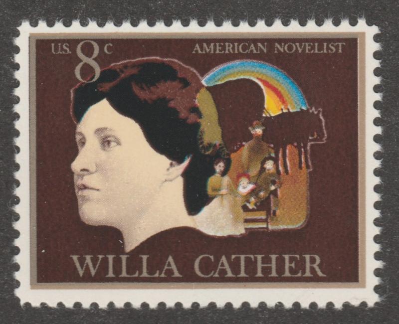 USA stamp, Scott# 1487, MNH, Willa Cather, big stamp, Novelist,  MX70