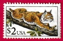 US SCOTT#2482 1994 $2 MOUNTAIN LION - USED