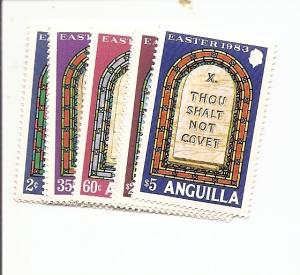 Anguilla 526-535 MNH