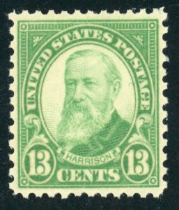 US Stamp #694 Benjamin Harrison 13c - MNH - CV $3.50