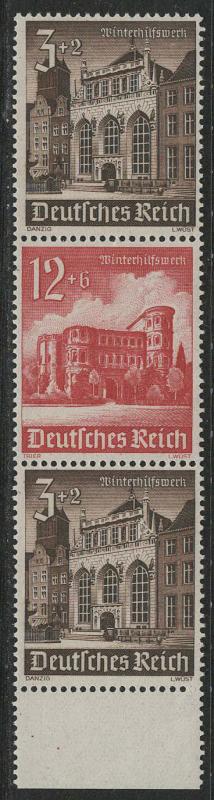 Germany Scott # B177 (2), B182, mint nh, se-tenant, Mi# S269