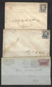 US Late 19th Century and Early 20th Century Postal Covers