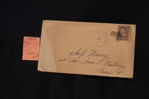 US 219 on cover Greenwich RI to Chain VT (#2709)