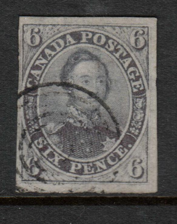 Canada #2 Very Fine Used With Sharp Laid Lines **With Certificate**