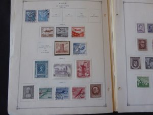 Chile 1949-1980 Mint/Used Stamp Collection on Album Pages