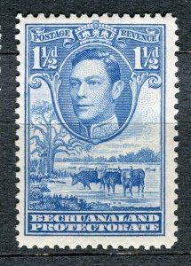 BECHUANALAND; 1938 early GVI issue fine Mint hinged 1.5d. value