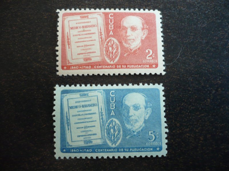 Stamps - Cuba - Scott#364-365 - Mint Hinged Set of 2 Stamps