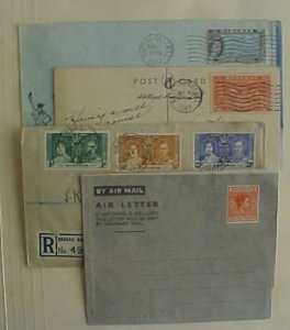 BAHAMAS  1937 FDC ,1949, SHIP, 1957 also MINT AIR LETTER
