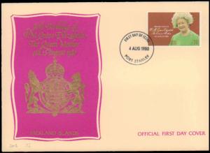 Falkland Islands, Worldwide First Day Cover, Royalty