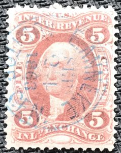 US Used #R27c CDS Single Revenue Inland Exchange George Washington L35