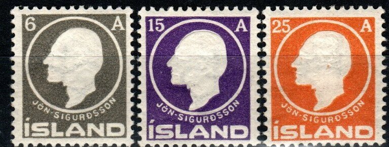 Iceland #89-91 Unused CV $54.50 (X9656)