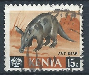 Kenya 1966 - 15c Aardvark - SG22 used