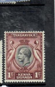 KENYA, UGANDA, TANGANYIKA  KGV  1C SG 110   MNH    P0326B H