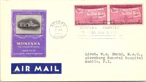 United States, Montserrat, First Day Cover