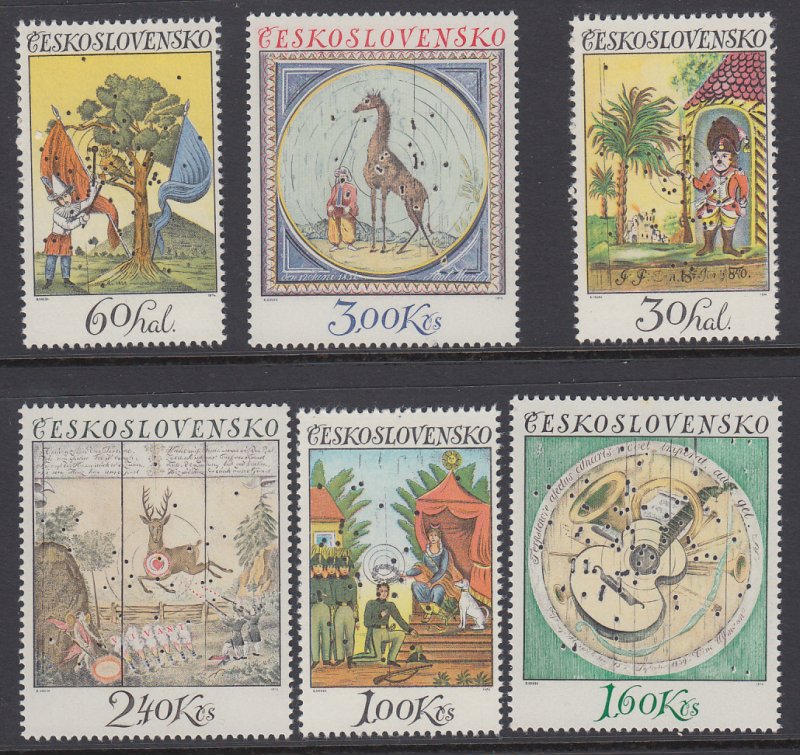 Czechoslovakia 1956-1961 Paintings MNH VF