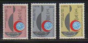 Libya MNH sc# 228-30 Red Cross 10CV $3.20