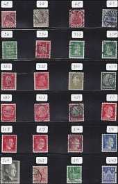 #1 LOT   GERMANY   24 USED ALL DIFFERENT   SEE DESCRIPTION