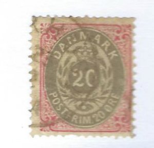 Denmark SC#31 Used Fine SCV$32.50...Worth checking out!