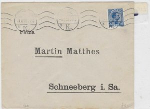 denmark 1923 stamps cover  Ref 8499