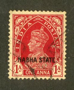 INDIA-NABHA STATE  90 USED SCV $6.50 BIN $2.75