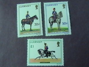 GUERNSEY # 108-110--MINT/NEVER HINGED---PARTIAL SET---1974-78