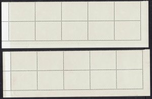 ANGOLA 1984 DOS SANTOS SET MNH ** IMPRINT BLOCKS