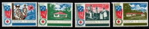 SAMOA SG290/3 1967 HEALTH SERVICE   MNH