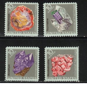 1538-1541 * MINERALS *   U.S. Postage Stamps Set Of 4 MNH