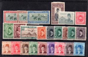 Egypt mid period mint MH/MNH collection (odd fault) WS8479