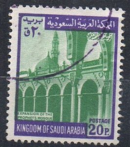 SAUDI ARABIA - 1970 - EXPANSION OF THE MOSQUE - 20p - Used -