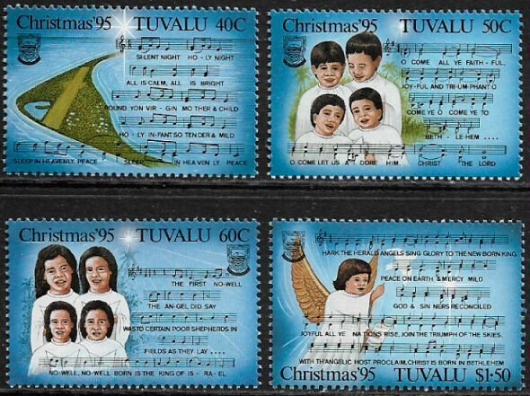 Tuvalu #709-12 MNH Set - Christmas